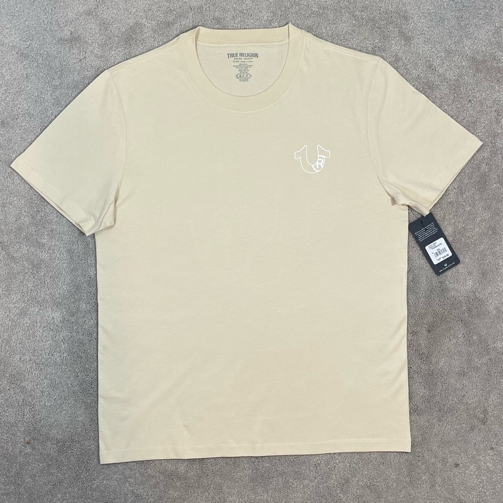 Men’s True Religion Shirt Cream Size XL